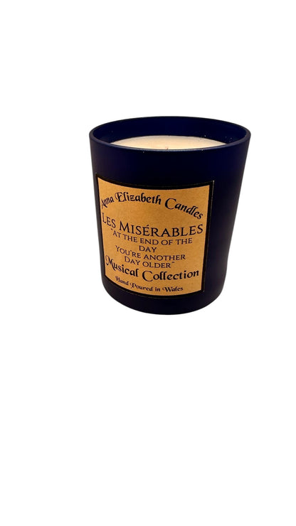 Les Miserables Candle, Musical Theatre Candle, Theatre Inspired Gift, Broadway Candle, Unique Gift for Theatre Lover