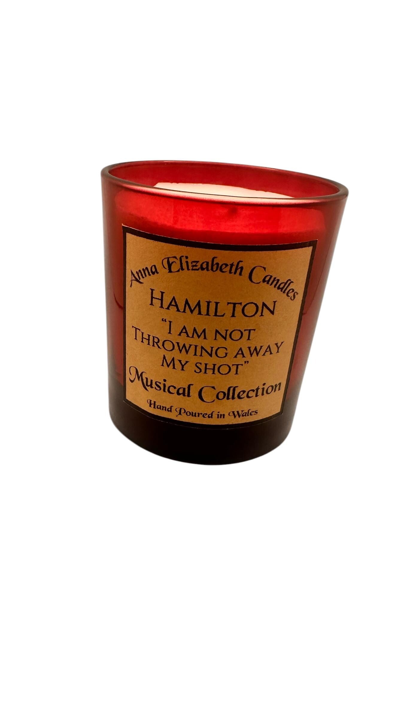 Hamilton Inspired Candle, Musical Theatre Gift, Broadway Gift, Theatre Fan Gift, History Lover Candle