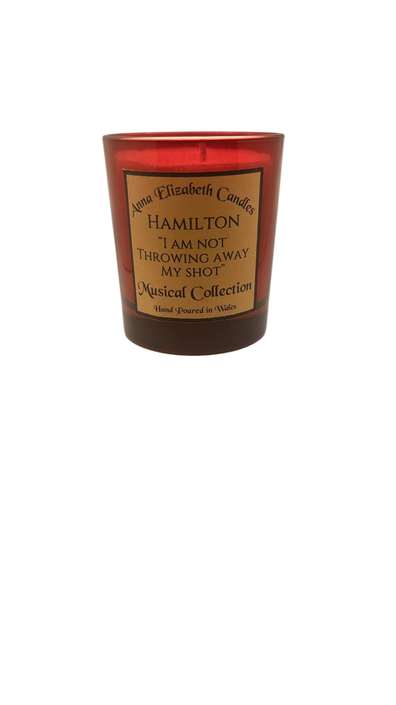 Hamilton Inspired Candle, Musical Theatre Gift, Broadway Gift, Theatre Fan Gift, History Lover Candle