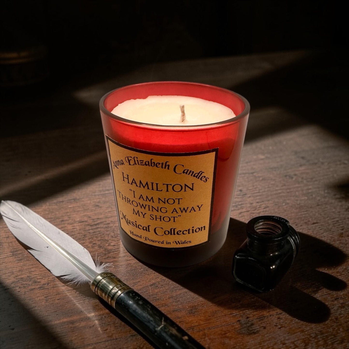 Hamilton Inspired Candle, Musical Theatre Gift, Broadway Gift, Theatre Fan Gift, History Lover Candle