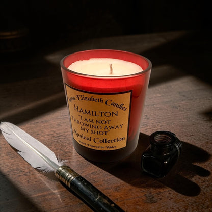 Hamilton Inspired Candle, Musical Theatre Gift, Broadway Gift, Theatre Fan Gift, History Lover Candle