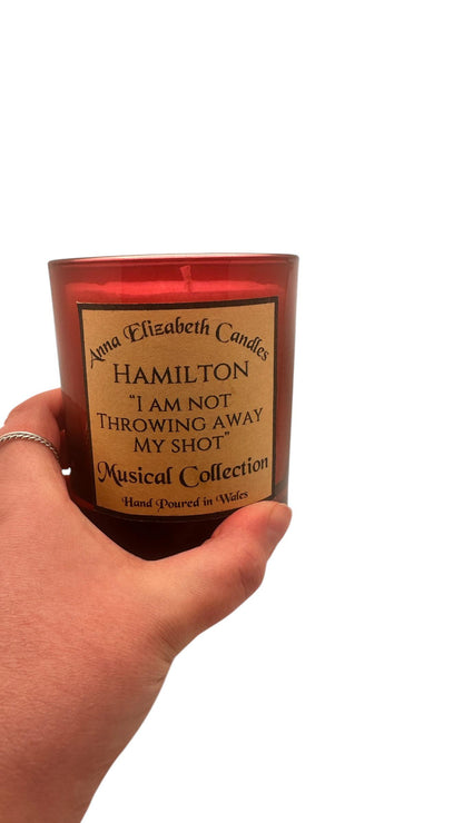 Hamilton Inspired Candle, Musical Theatre Gift, Broadway Gift, Theatre Fan Gift, History Lover Candle