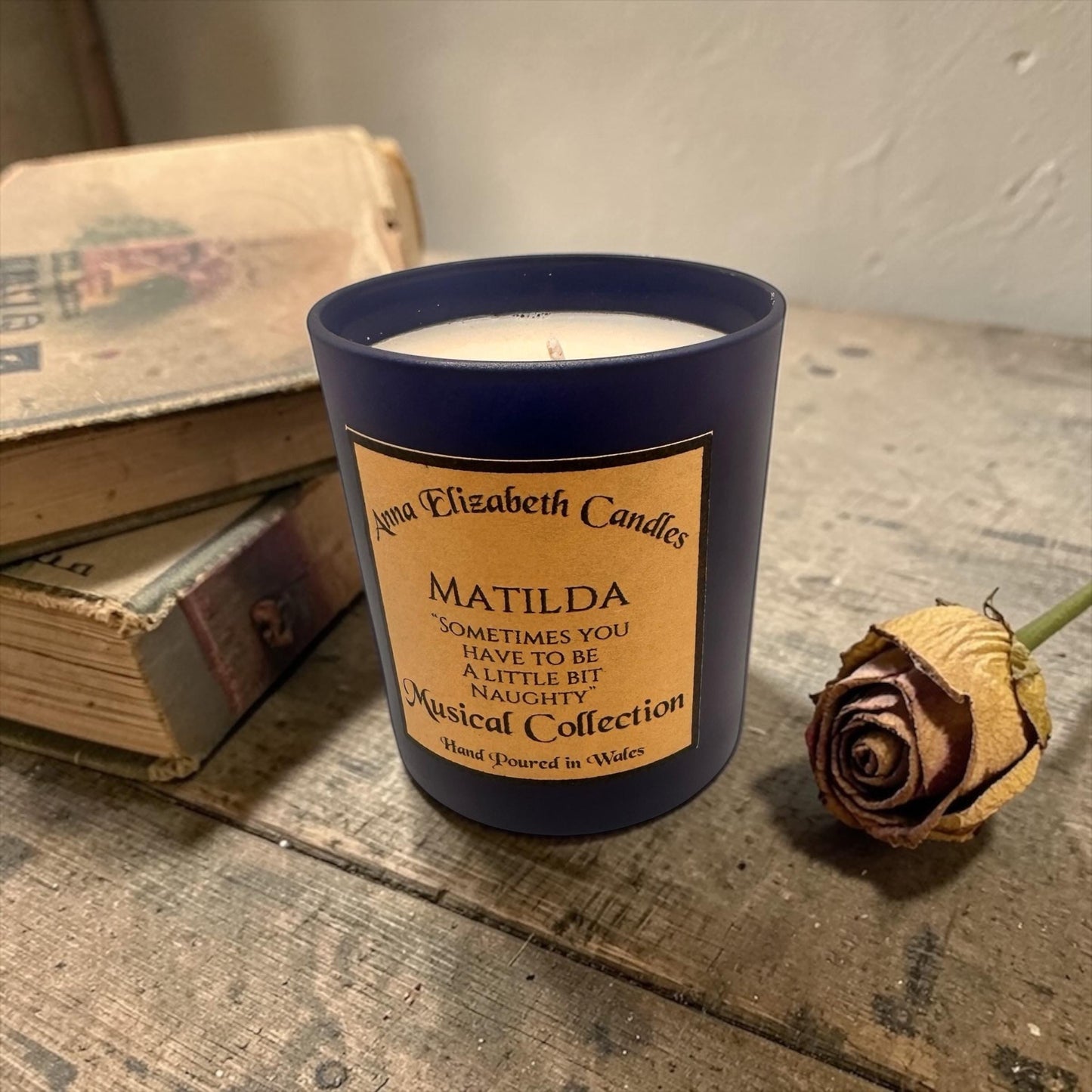 Matilda The Musical Candle, Musical Theatre Gift, Teacher Gift Candle, Book Lover Candle, Theatre Lover Gift