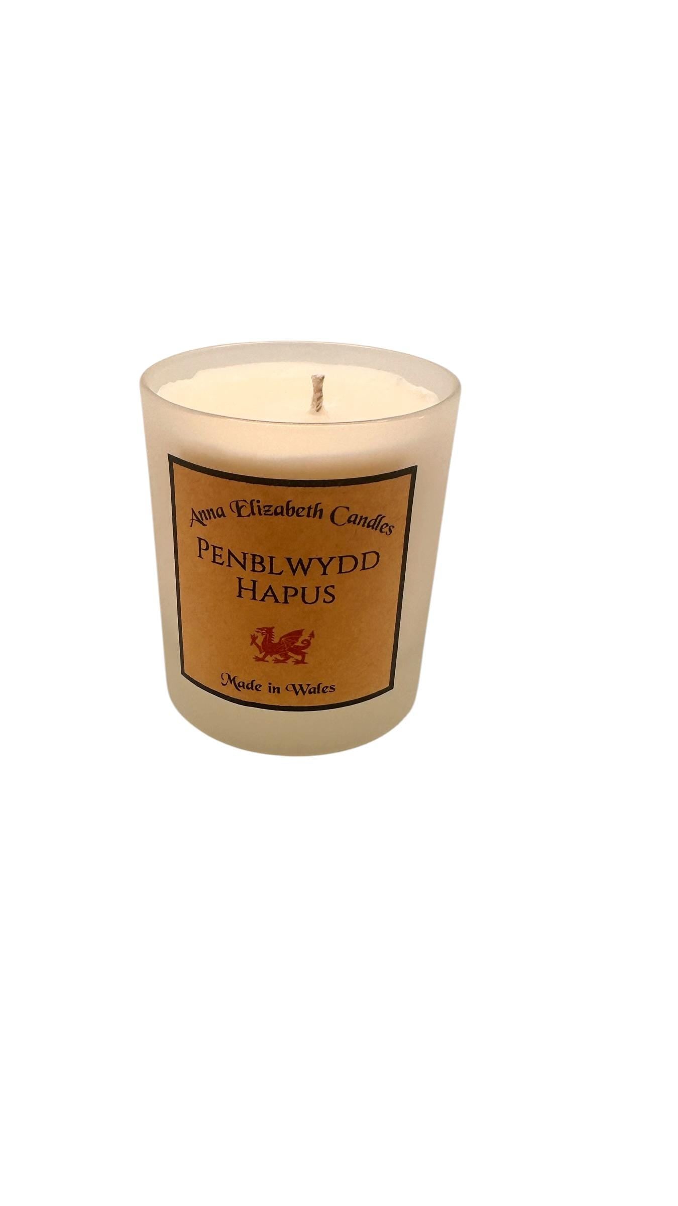 Penblwydd Hapus Candle, Welsh Birthday Gift, Personalised Candle, Large Scented Candle, Unique Welsh Gift
