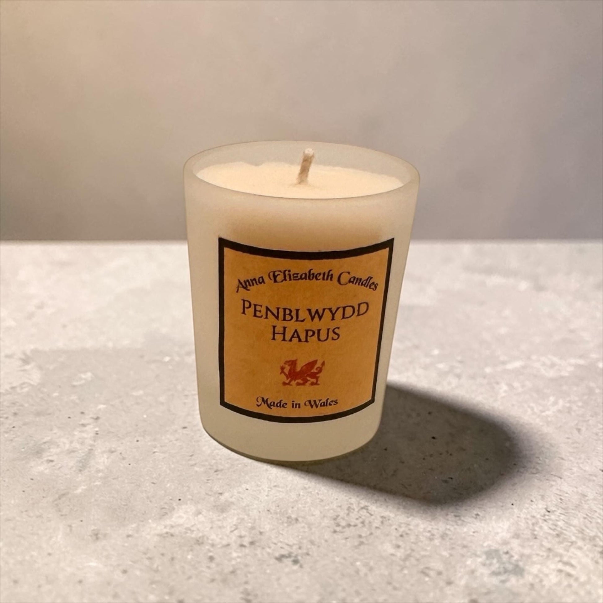 Penblwydd Hapus Mini Candle, Welsh Birthday Gift, Small Birthday Candle, Personalised Candle, Welsh Gift Idea