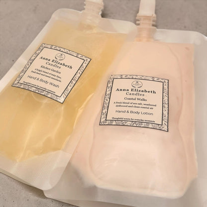 Hand Soap Refill Pouch, Liquid Hand Soap Refill, Hand & Body Wash Refill, Eco Friendly Bathroom Refill, Handmade in Wales
