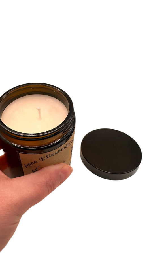 Medium Amber Candle Clearance, Scented Candle Sale, Limited Stock, End of Line Candle, Home Fragrance