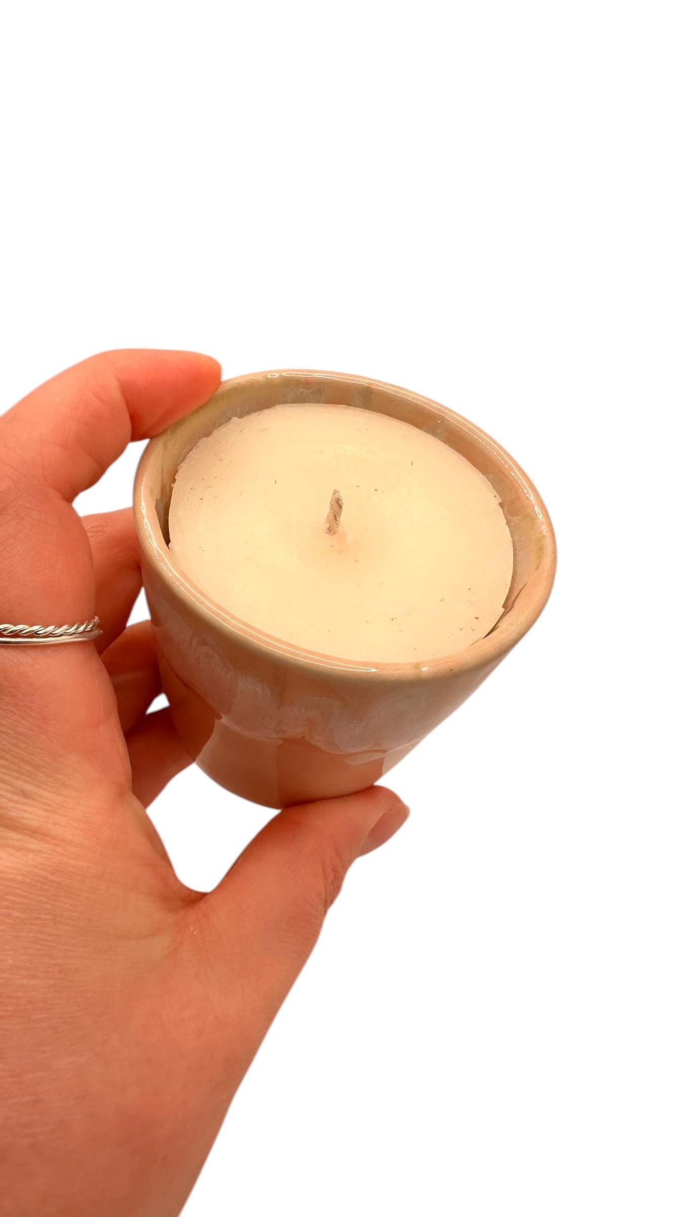 Wellness Candle Set, Energy Calm Positivity Candles, Essential Oil Coffee Cup Candles, Aromatherapy Home Fragrance Set