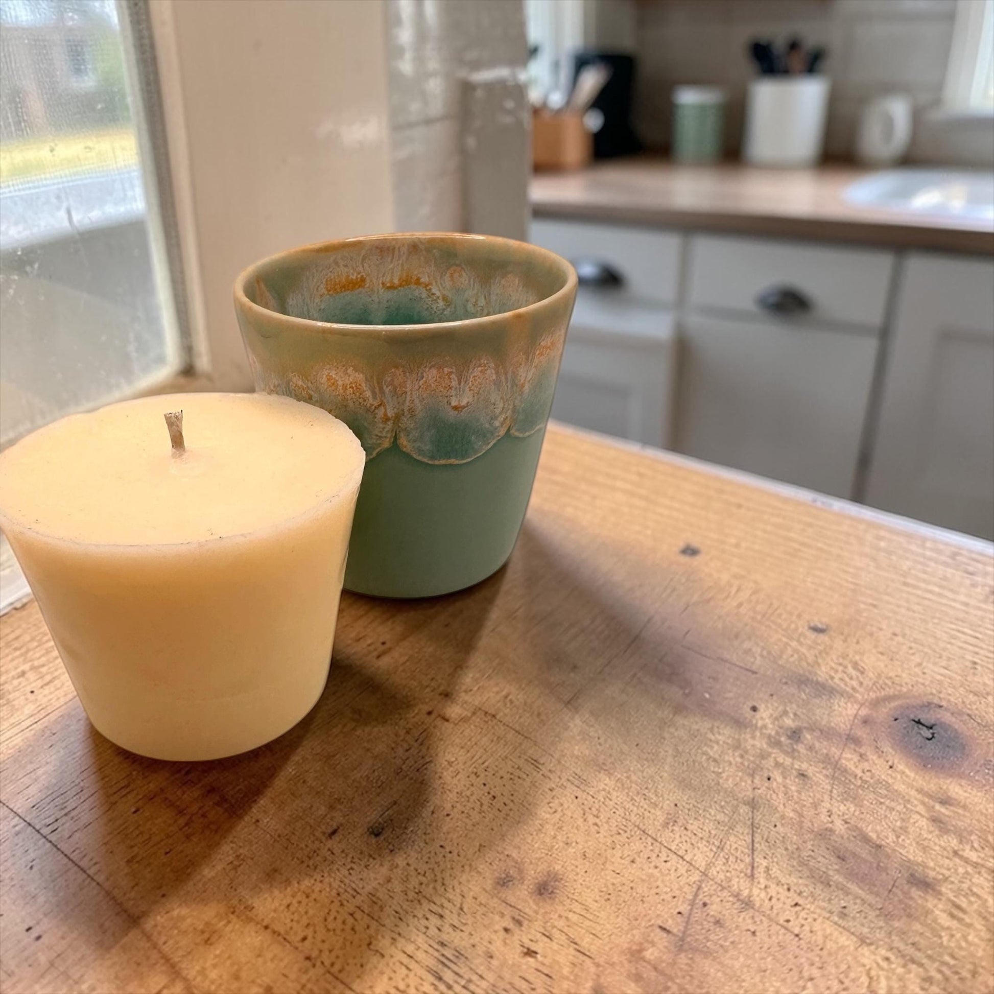 Wellness Candle Set, Energy Calm Positivity Candles, Essential Oil Coffee Cup Candles, Aromatherapy Home Fragrance Set