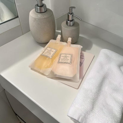Refill Hand Wash and Lotion Gift Set, Eco Friendly Bathroom Gift, Luxury Hand Care Set, Refillable Soap and Lotion, Housewarming Gift