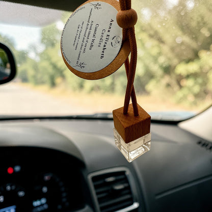 Car Air Freshener, Set of 2, Refillable Hanging Car Air Fresheners, Long Lasting Car Fragrance, Eco Friendly Gift