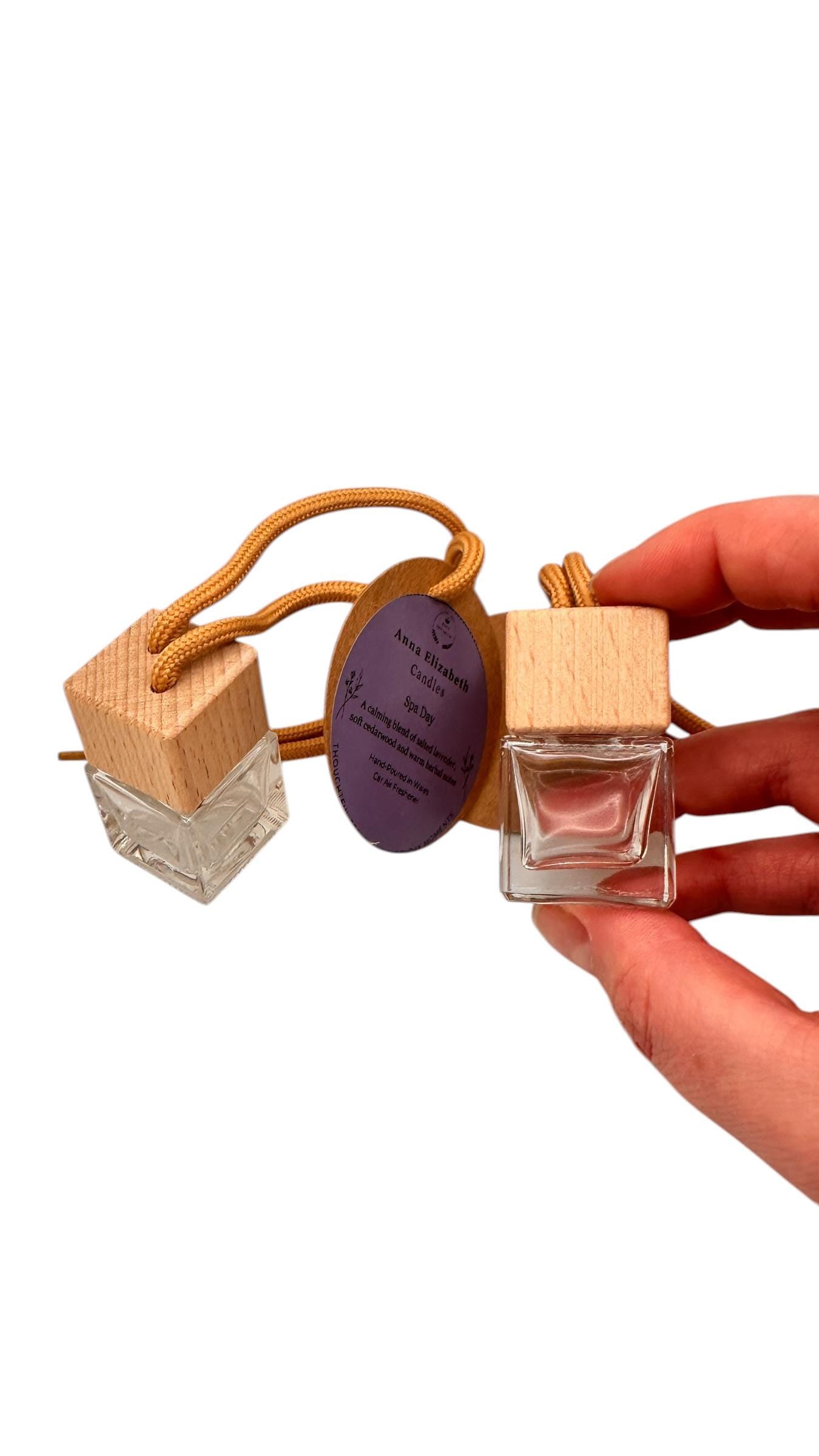 Car Air Freshener, Set of 2, Refillable Hanging Car Air Fresheners, Long Lasting Car Fragrance, Eco Friendly Gift