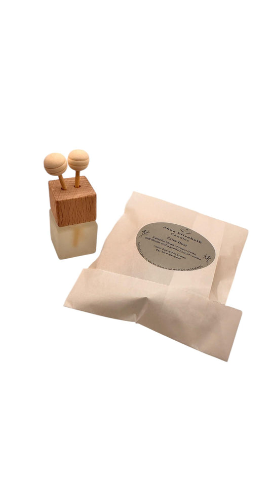 Car Air Freshener with Clip, Pure Scented Oils, Refillable & Vegan Friendly, Scented Car Diffuser, Personalised Car Gift