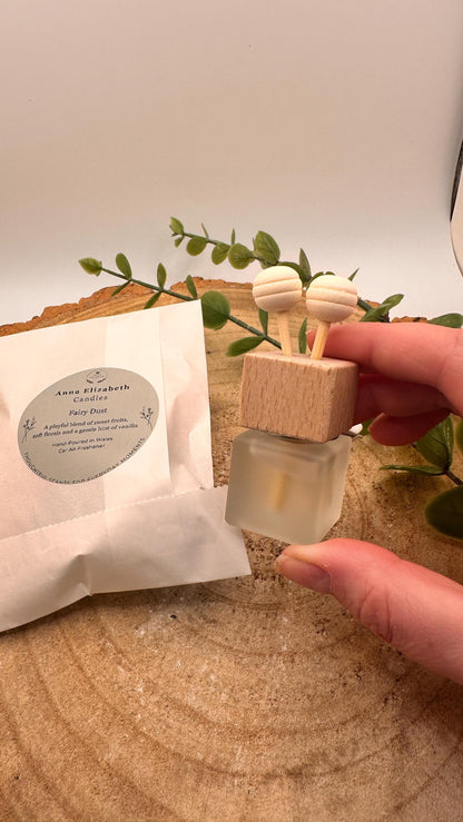 Car Air Freshener with Clip, Pure Scented Oils, Refillable & Vegan Friendly, Scented Car Diffuser, Personalised Car Gift