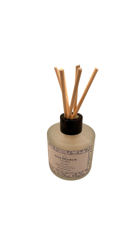 Reed Diffuser, Frosted Glass Diffuser, Home Fragrance Diffuser, Long Lasting Room Scent, Reed Diffuser Gift, Refillable Reed Diffuser