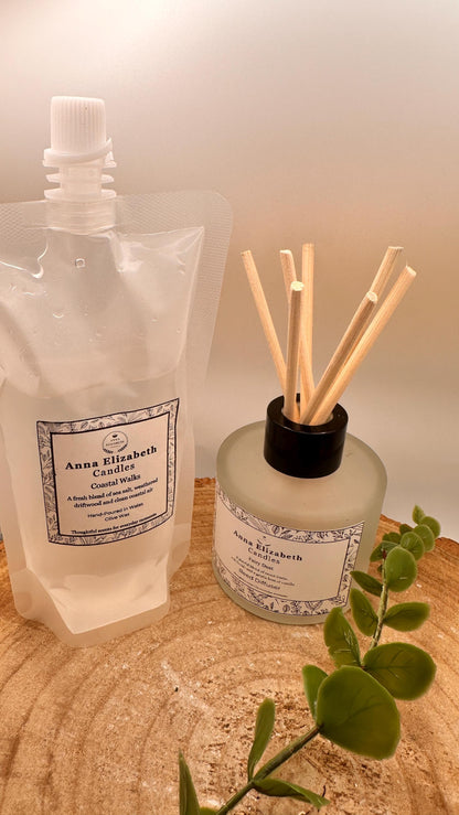 Personalised Reed Diffuser, Custom Home Fragrance Gift, Reed Diffuser Gift, Frosted Glass Diffuser, Ready to Gift