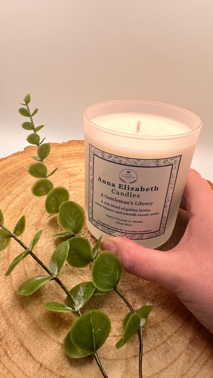 Refillable Candle Set, Large Scented Candle with Refill, Olive Wax Candle, Home Fragrance, Long Lasting Candle
