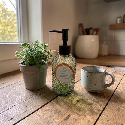 Personalised Bathroom Gift Set, Hand Wash & Lotion, Refillable Glass, Home Fragrance Gift, Ready to Gift, Body Wash and Lotion Gift Set