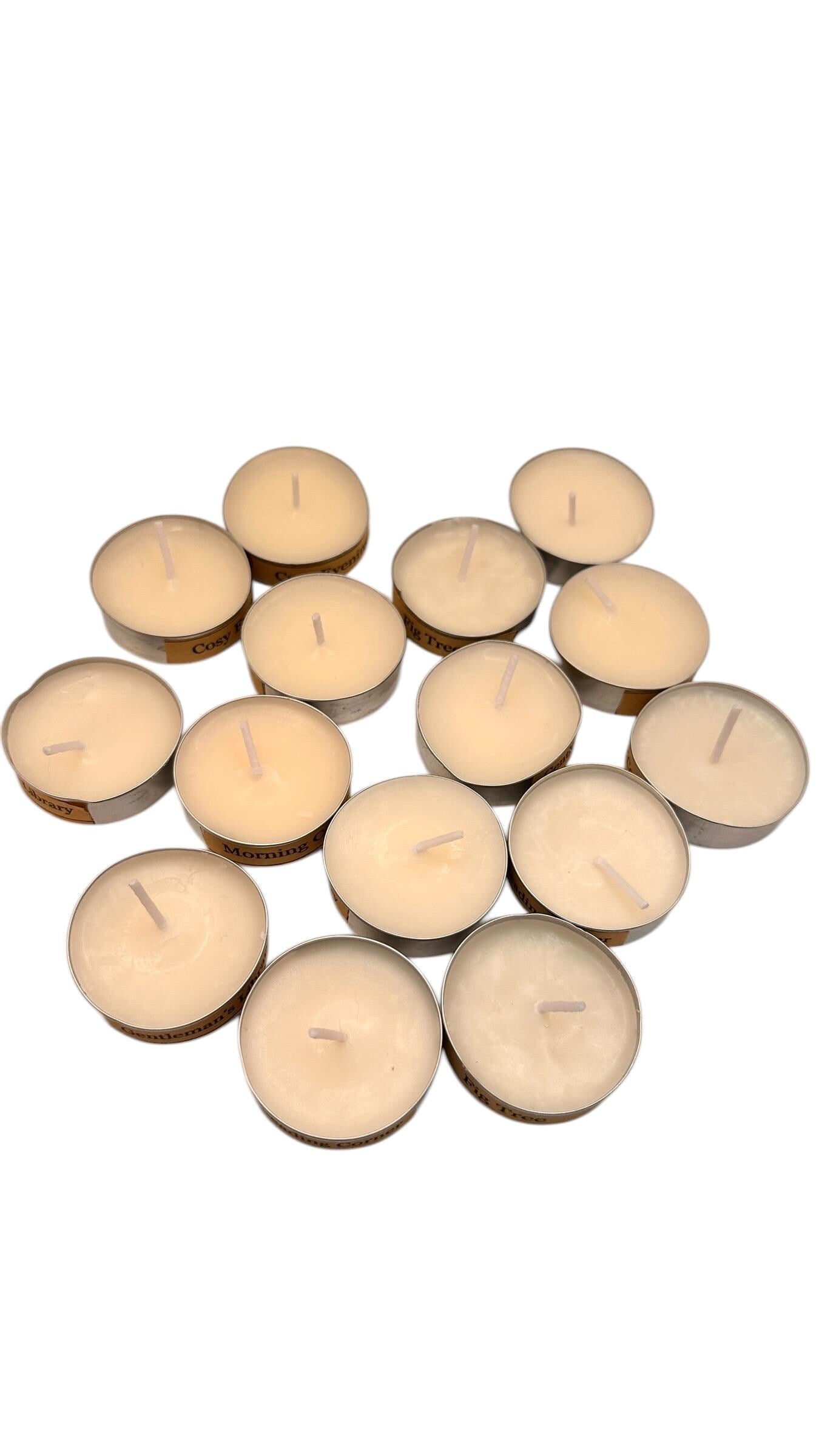Aromatherapy Tealight Set, Energy Calm Positivity Candles, Essential Oil Tealights, Mood Boost Candle Set