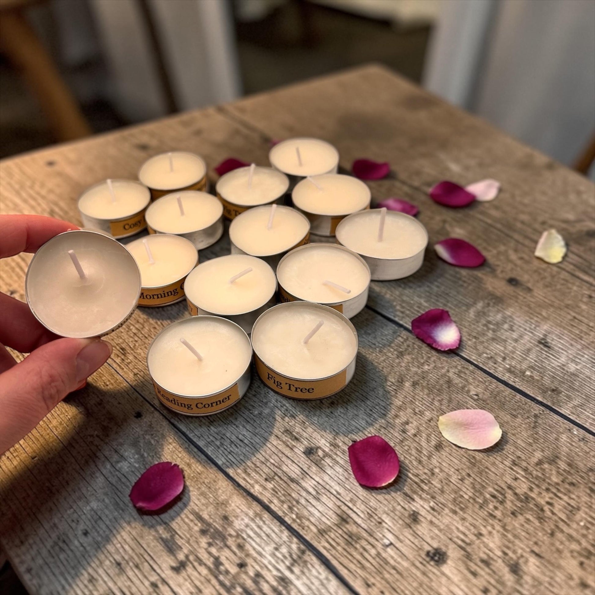 Wax Melt Tealight Selection Box, Choose Quantity and Scents, Olive Wax Tealights, Home Fragrance Gift, Pick & Mix