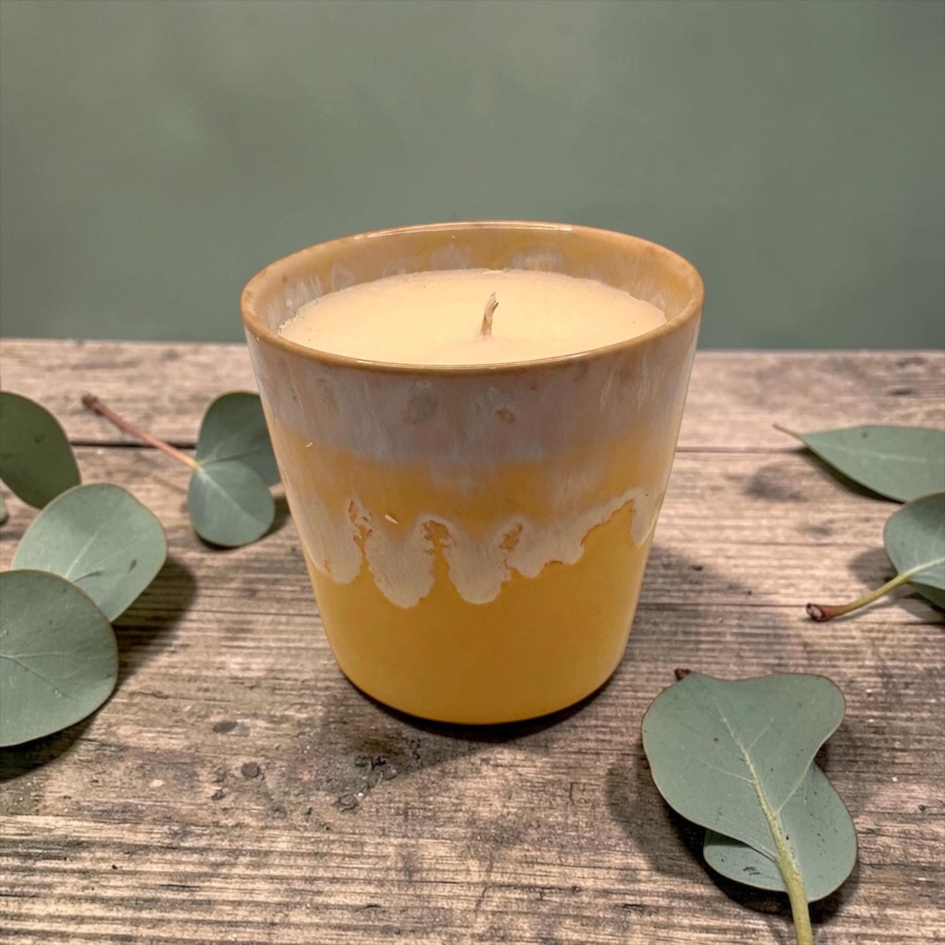 Mini Wellness Candle Set, Energy Calm Positivity Candles, Essential Oil Coffee Cup Candles, Small Aromatherapy Set