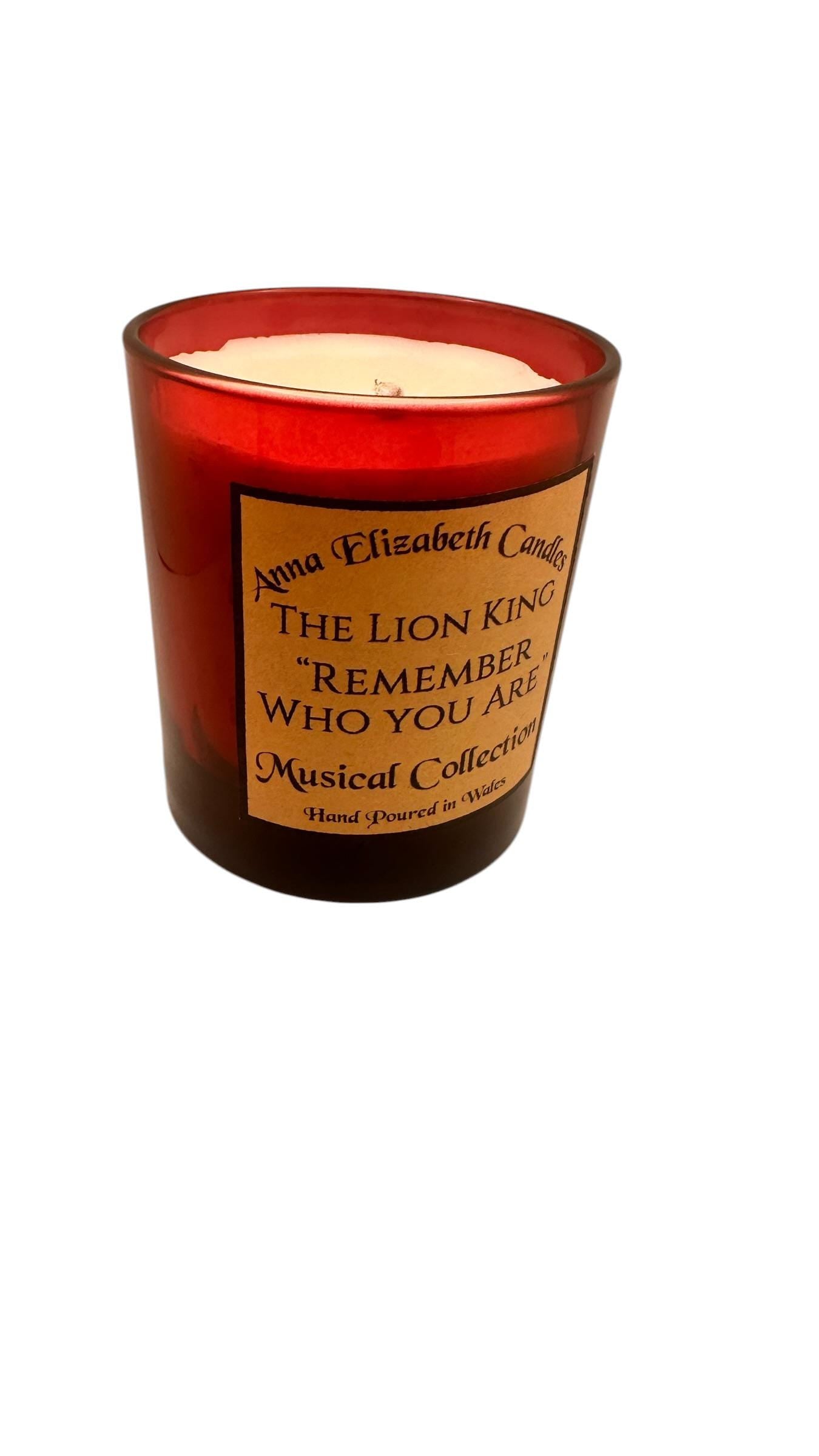 Lion King Candle, Musical Theatre Candle, Theatre Lover Gift, Nostalgic Gift, Hakuna Matata Candle