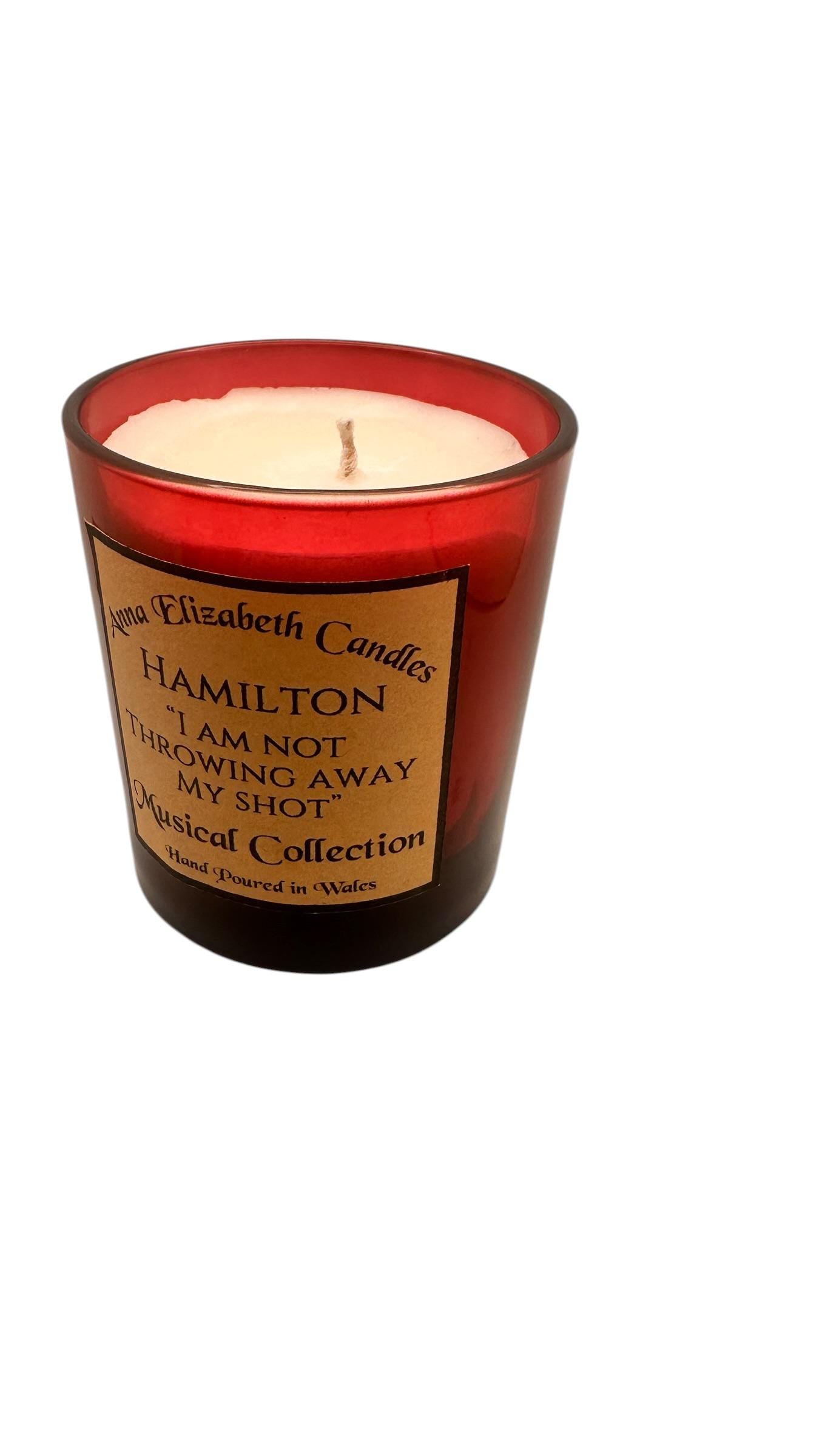 Hamilton Inspired Candle, Musical Theatre Gift, Broadway Gift, Theatre Fan Gift, History Lover Candle