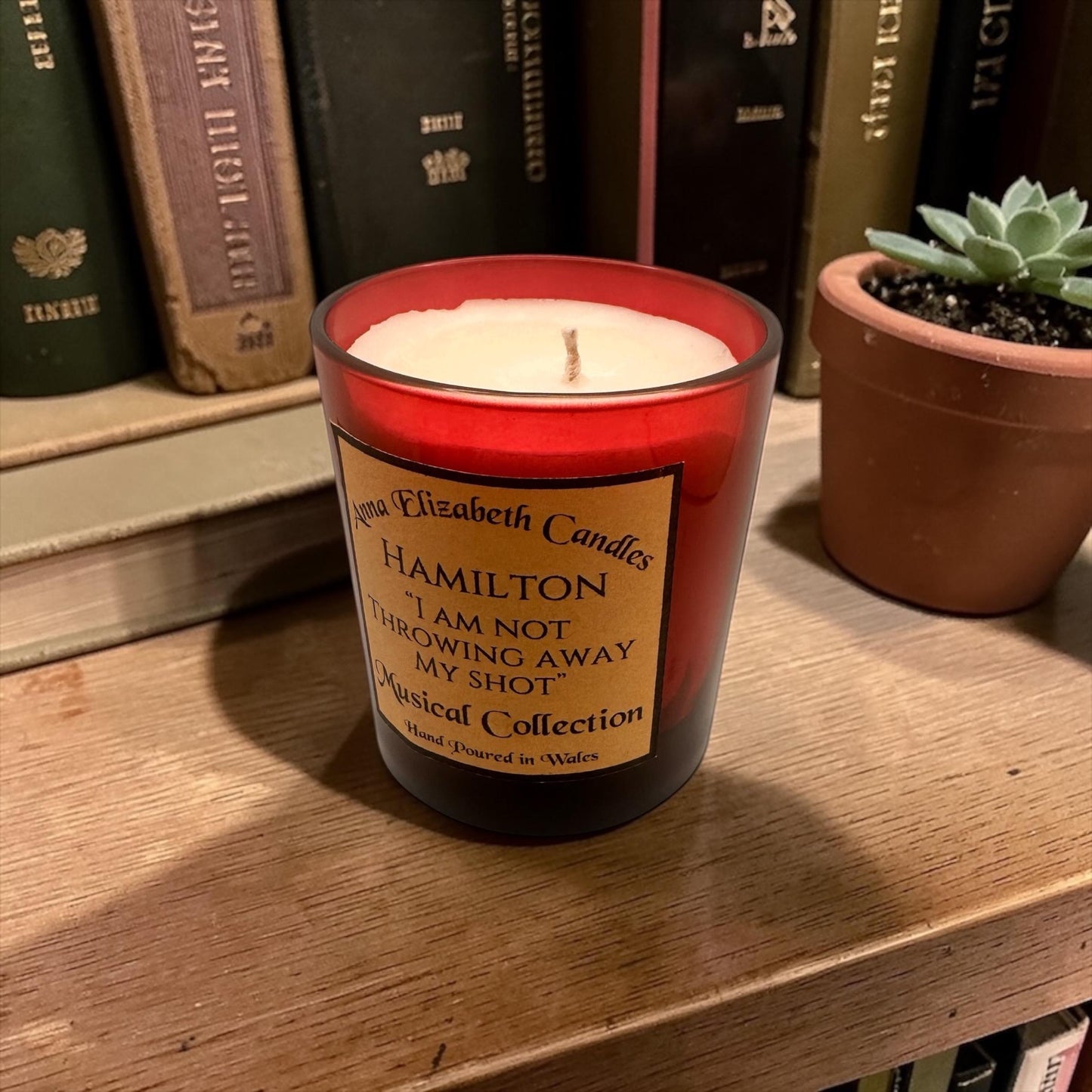 Hamilton Inspired Candle, Musical Theatre Gift, Broadway Gift, Theatre Fan Gift, History Lover Candle
