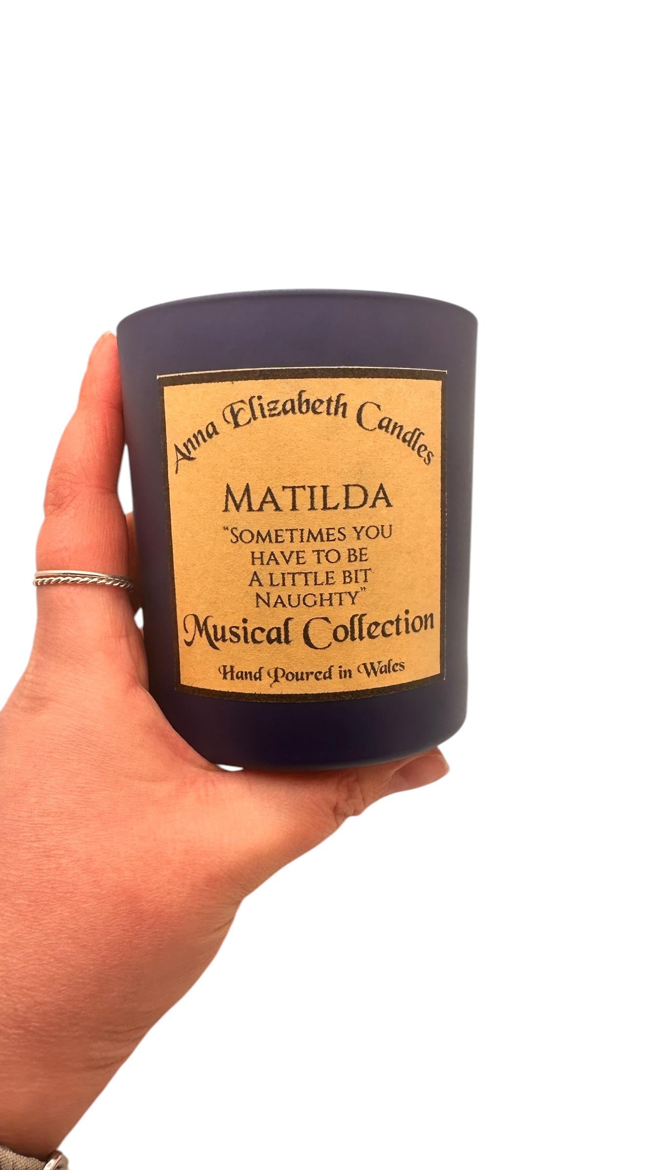Matilda The Musical Candle, Musical Theatre Gift, Teacher Gift Candle, Book Lover Candle, Theatre Lover Gift