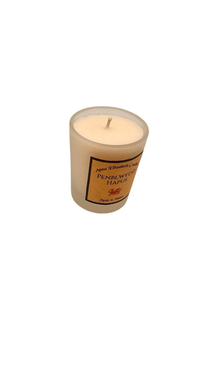 Penblwydd Hapus Mini Candle, Welsh Birthday Gift, Small Birthday Candle, Personalised Candle, Welsh Gift Idea