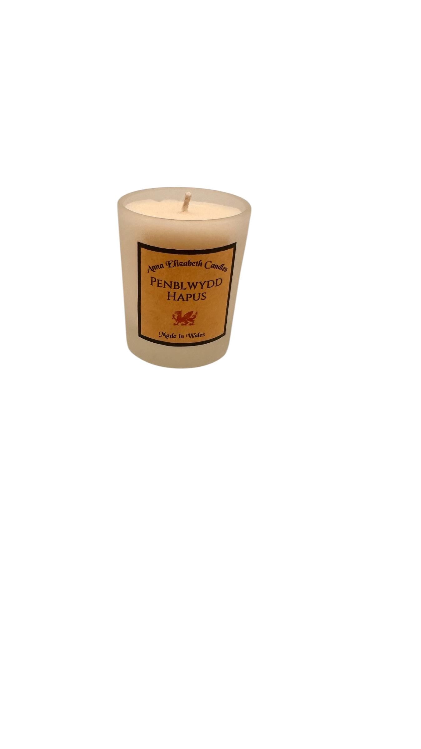 Penblwydd Hapus Mini Candle, Welsh Birthday Gift, Small Birthday Candle, Personalised Candle, Welsh Gift Idea