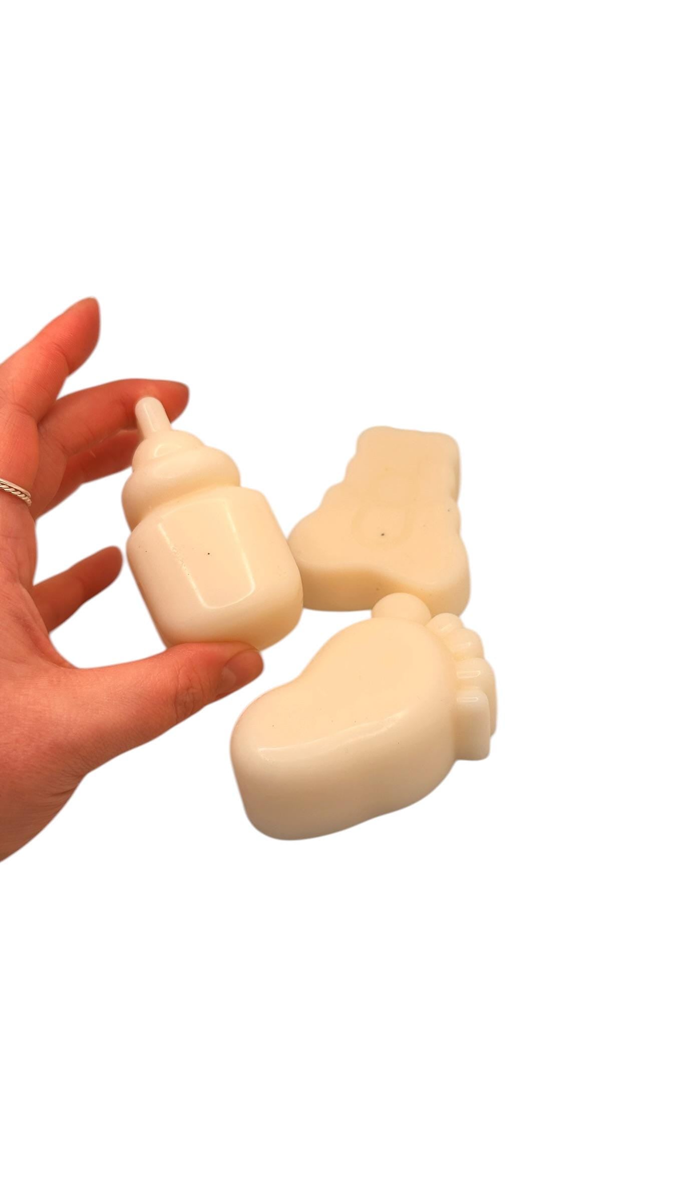 Baby Shower Wax Melt Favours, Personalised Baby Shower Gifts, Custom Wax Melts, Baby Shower Favours, Gender Reveal Gift