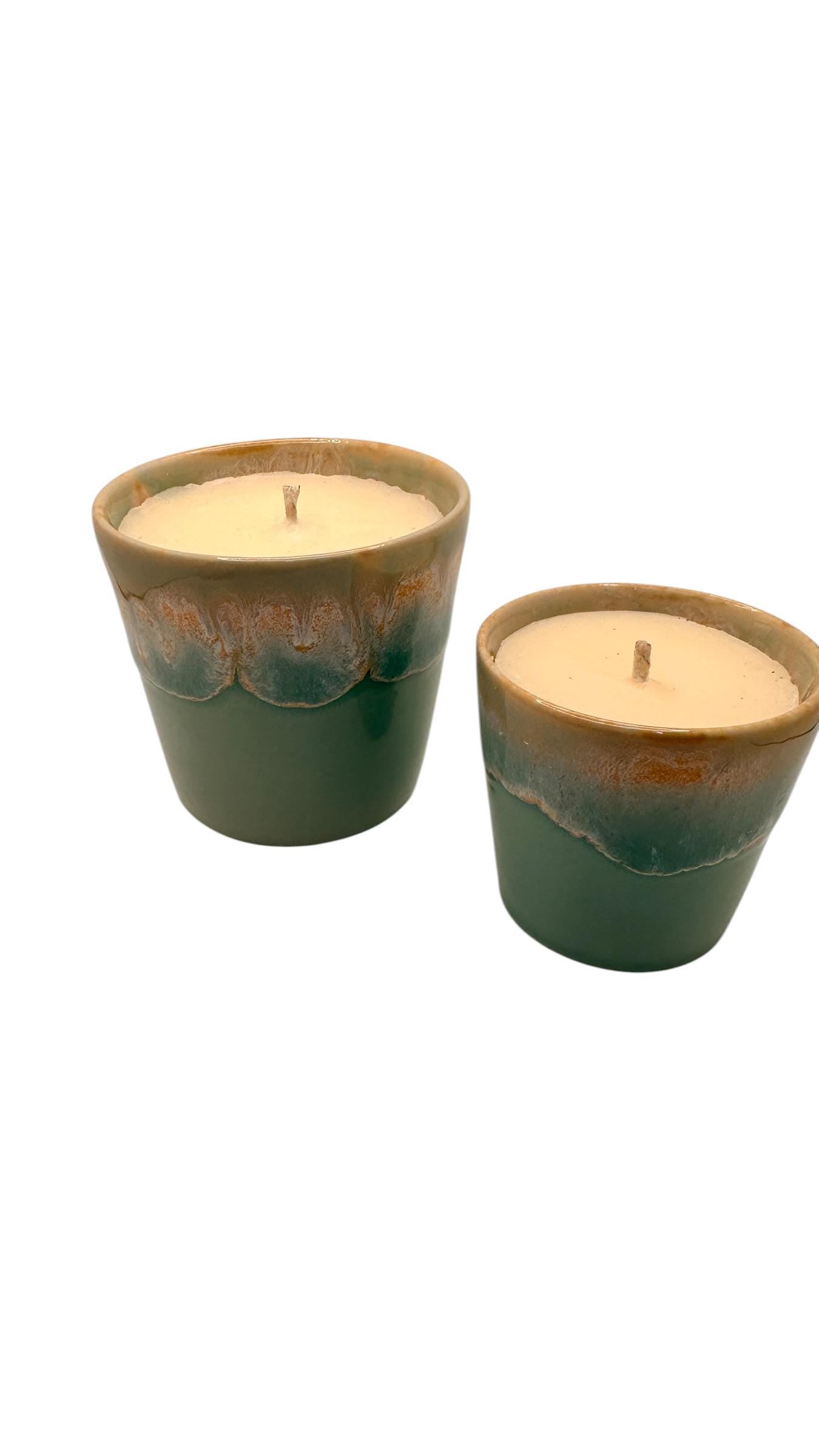 Wellness Candle Set, Energy Calm Positivity Candles, Essential Oil Coffee Cup Candles, Aromatherapy Home Fragrance Set