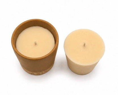 Personalised Candle with Refill, Ceramic Pot Candle Gift, Custom Candle, Refillable Candle Set, Home Fragrance