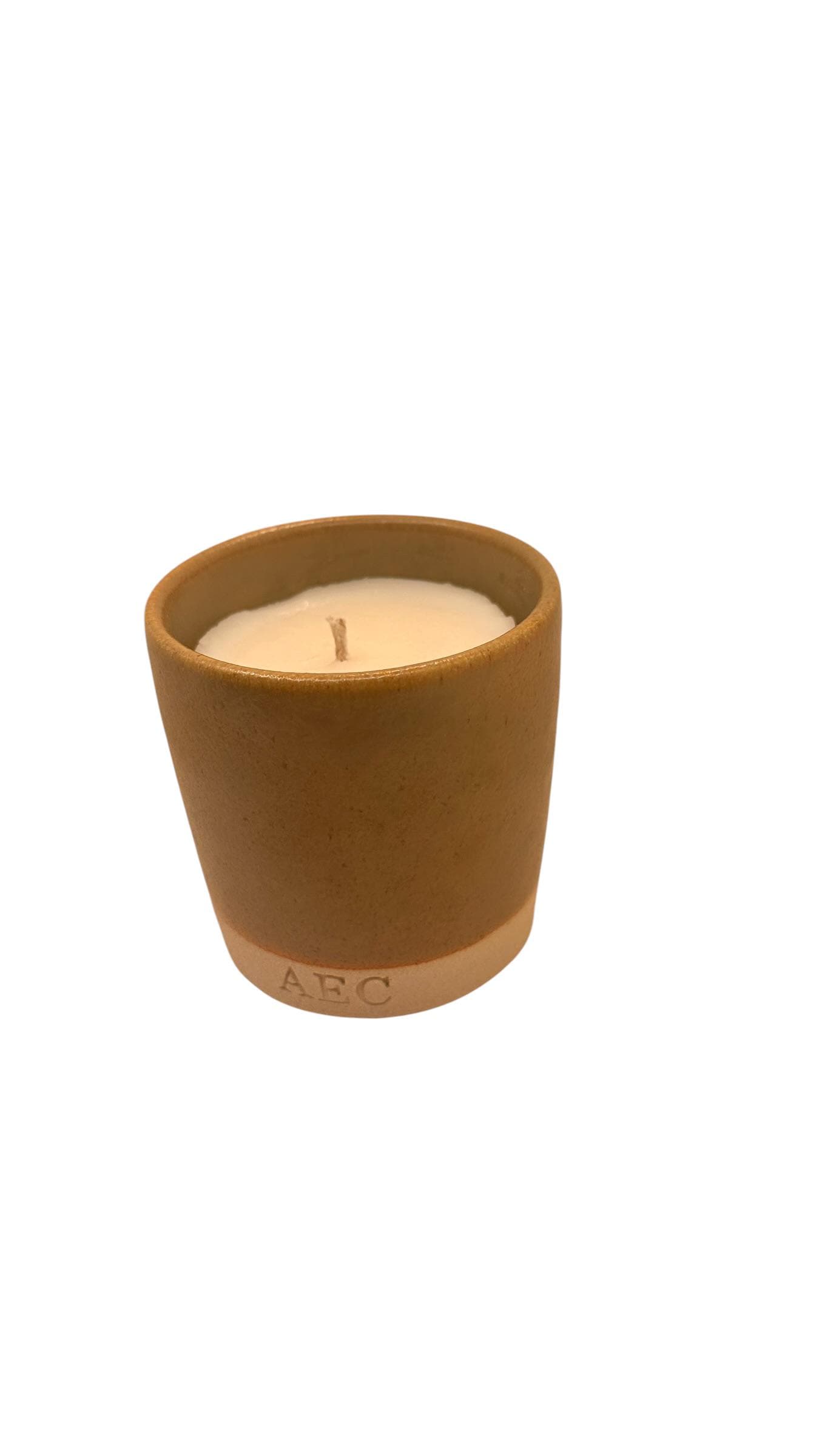 Mini Ceramic Pot Candle, Refillable Candle, Olive Wax Candle, Small Scented Candle, Aesthetic Home Decor