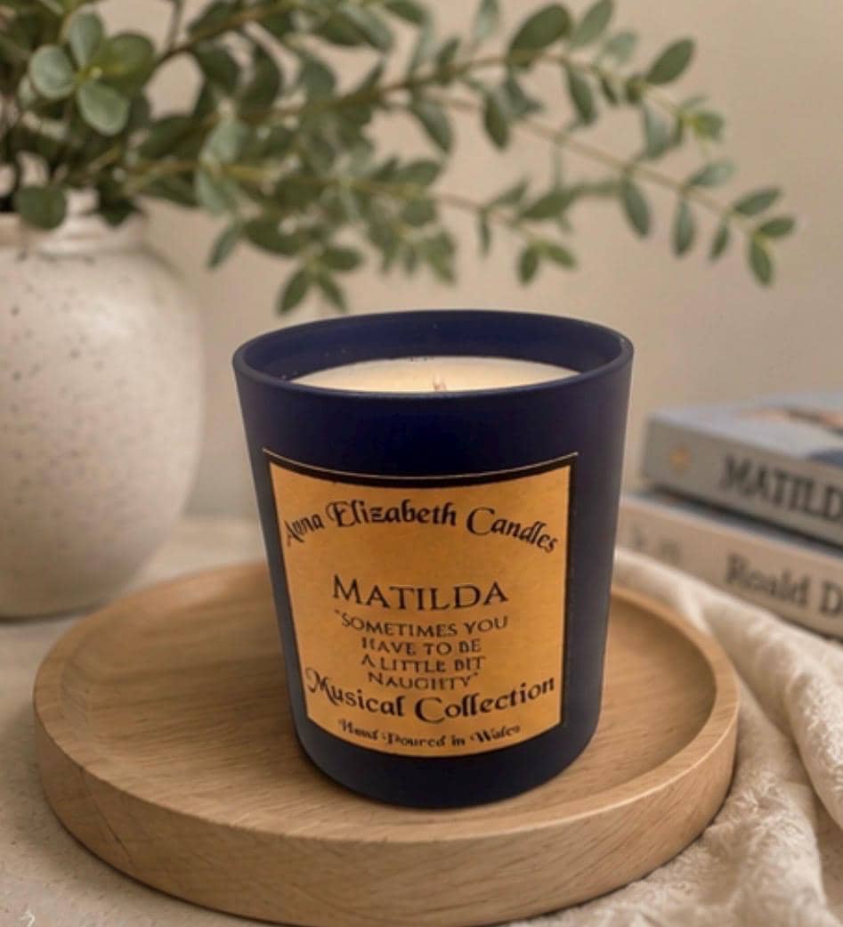 Personalised Matilda Candle, Book Lover Gift, Musical Theatre Gift, Personalised Candle, Custom Gift