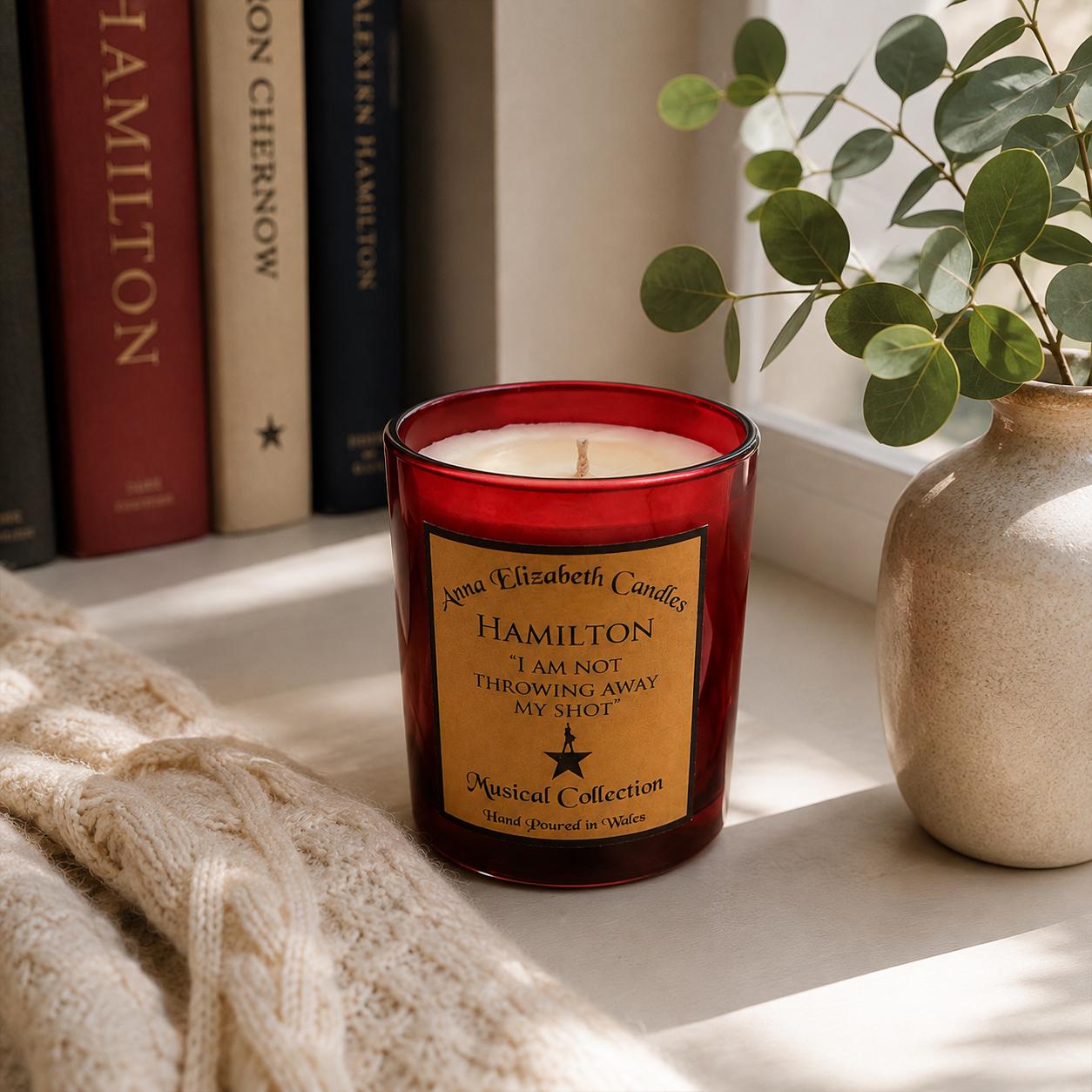 Hamilton Candle | Hamilton Musical Gift | Gift for Hamilton Fans | Musical Theatre Gift | Handmade Candle