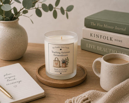 Personalised Teacher Gift | Custom Teacher Candle | Thank You Teacher Gift | Handmade Candle | End of Term Gift
