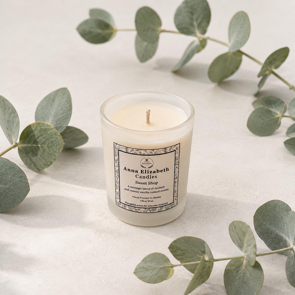 Mini Scented Candle, Small Scented Candle, Olive Wax Candle, Refillable Candle, Home Fragrance Gift