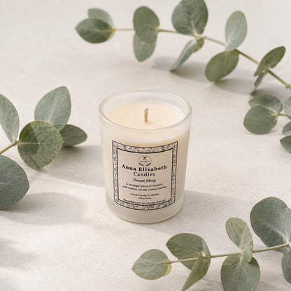 Mini Scented Candle, Small Scented Candle, Olive Wax Candle, Refillable Candle, Home Fragrance Gift