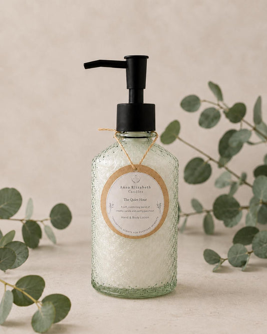 Hand & Body Lotion, Scented Body Lotion, Refillable Glass Bottle, Moisturising Lotion, Home Fragrance, Skin Care