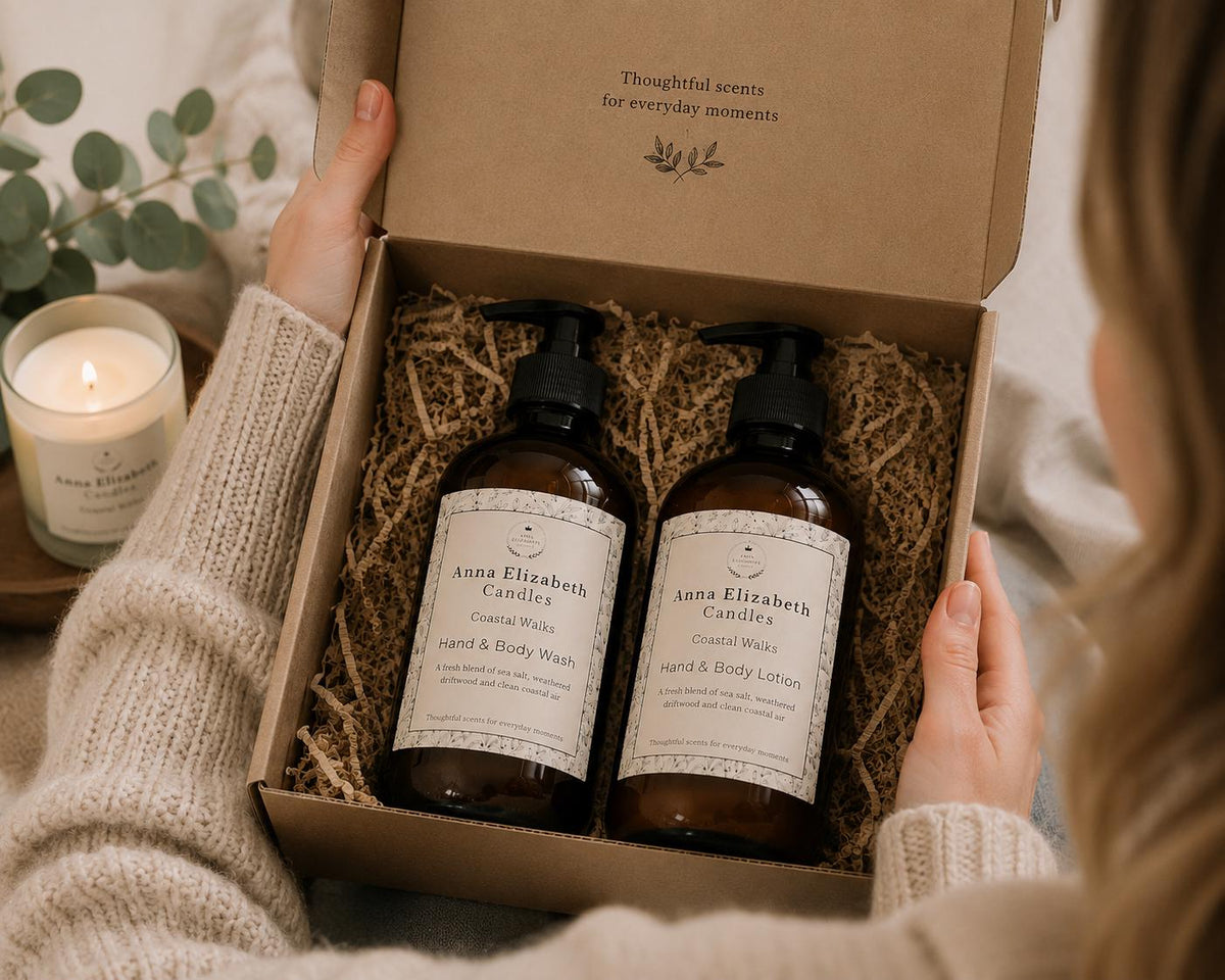 Hand Wash and Lotion Set, Scented Body Wash, Hand Lotion Set, Bathroom Set, Home Fragrance, Luxury Gift Set, Body Care Gift Set