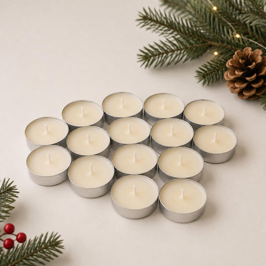 Christmas Scented Tealights, Handmade Tealight Gift Box, Festive Home Fragrance, Christmas Gift, Letterbox Gift