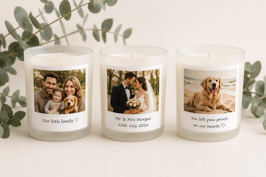 Personalised Photo Candle, Custom Photo Gift, Candle with Picture, Personalised Candle, Gift for Any Occasion