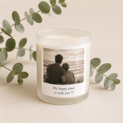 Personalised Photo Candle, Custom Photo Gift, Candle with Picture, Personalised Candle, Gift for Any Occasion