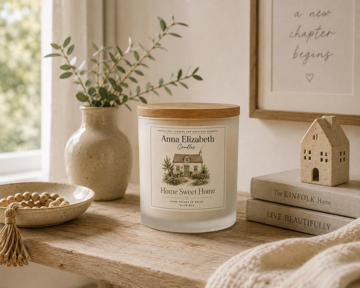 New Home Candle, Housewarming Gift, Home Sweet Home Candle, New House Gift, Handmade Candle, Scented Candle Gift