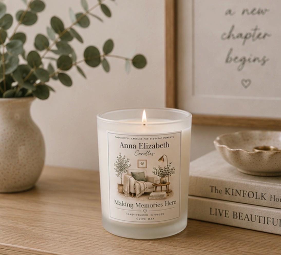 New Home Candle, Housewarming Gift, Making Memories Here, New House Gift, First Home Gift, Gift for Couple, Handmade Candle
