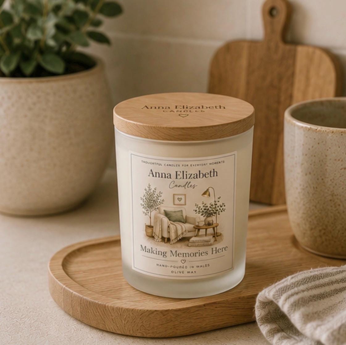 New Home Candle, Housewarming Gift, Making Memories Here, New House Gift, First Home Gift, Gift for Couple, Handmade Candle