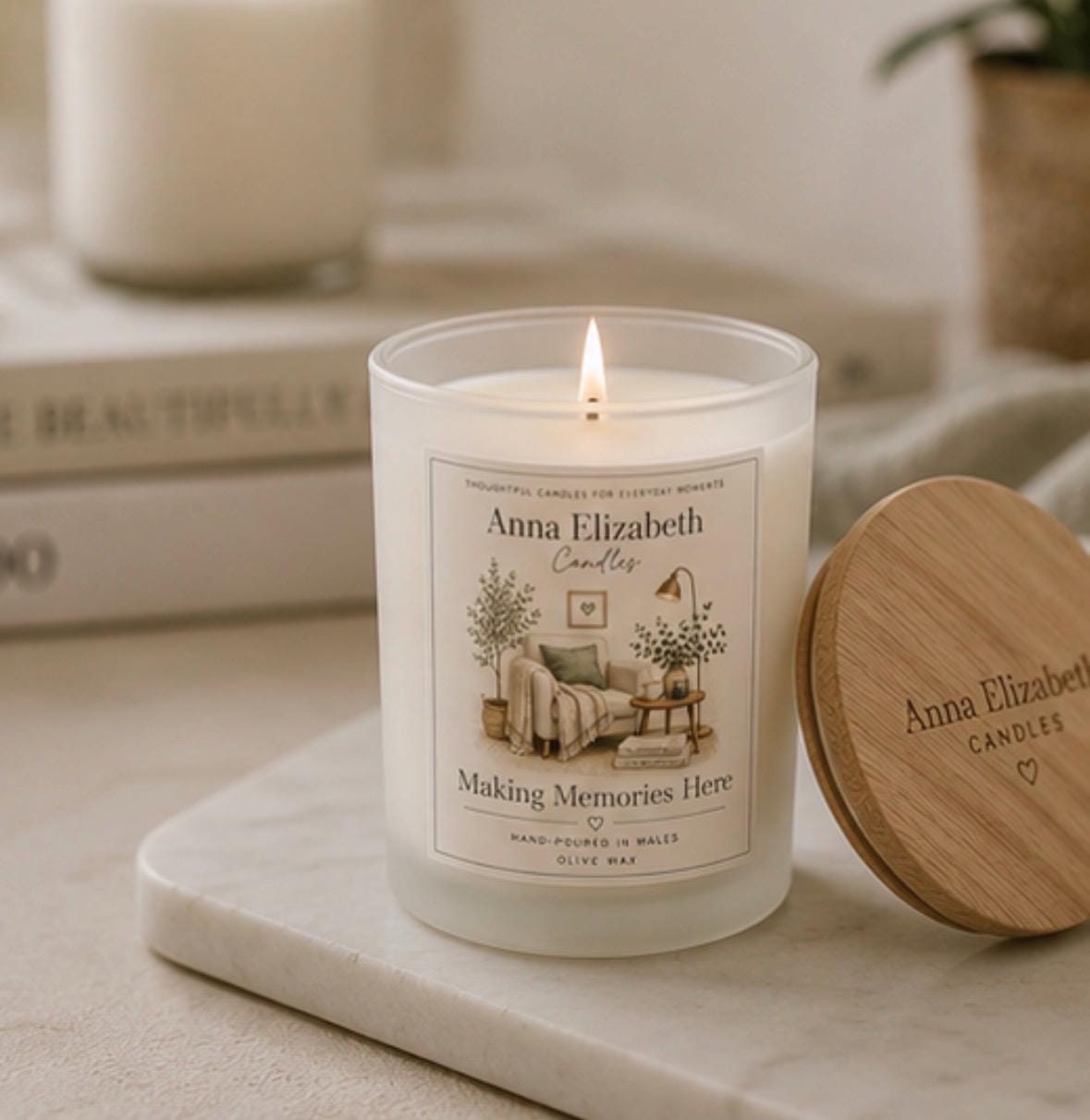 New Home Candle, Housewarming Gift, Making Memories Here, New House Gift, First Home Gift, Gift for Couple, Handmade Candle