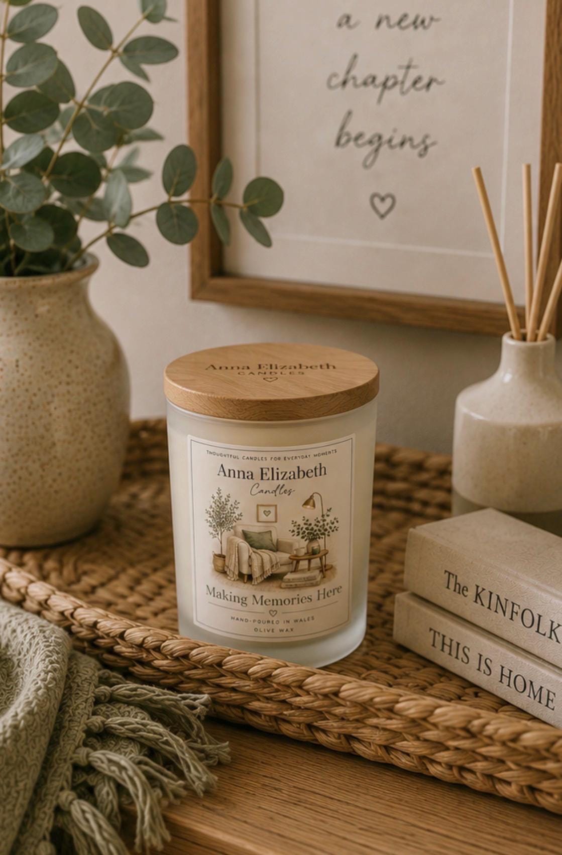 New Home Candle, Housewarming Gift, Making Memories Here, New House Gift, First Home Gift, Gift for Couple, Handmade Candle